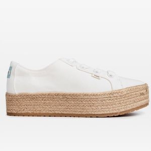 Toms Cassiah Shoes in White Size 7.5